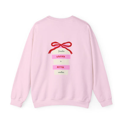 Gemütlich durch den Winter: Crewneck mit Weihnachts-Quotes