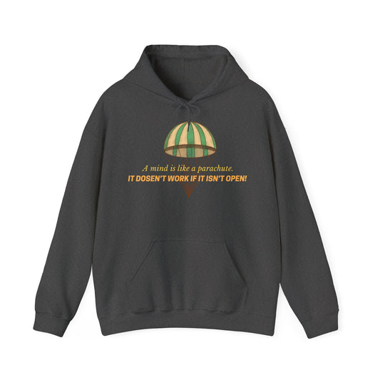 A Mind is Like a Parachute – Hoodie für Offenheit und Inspiration