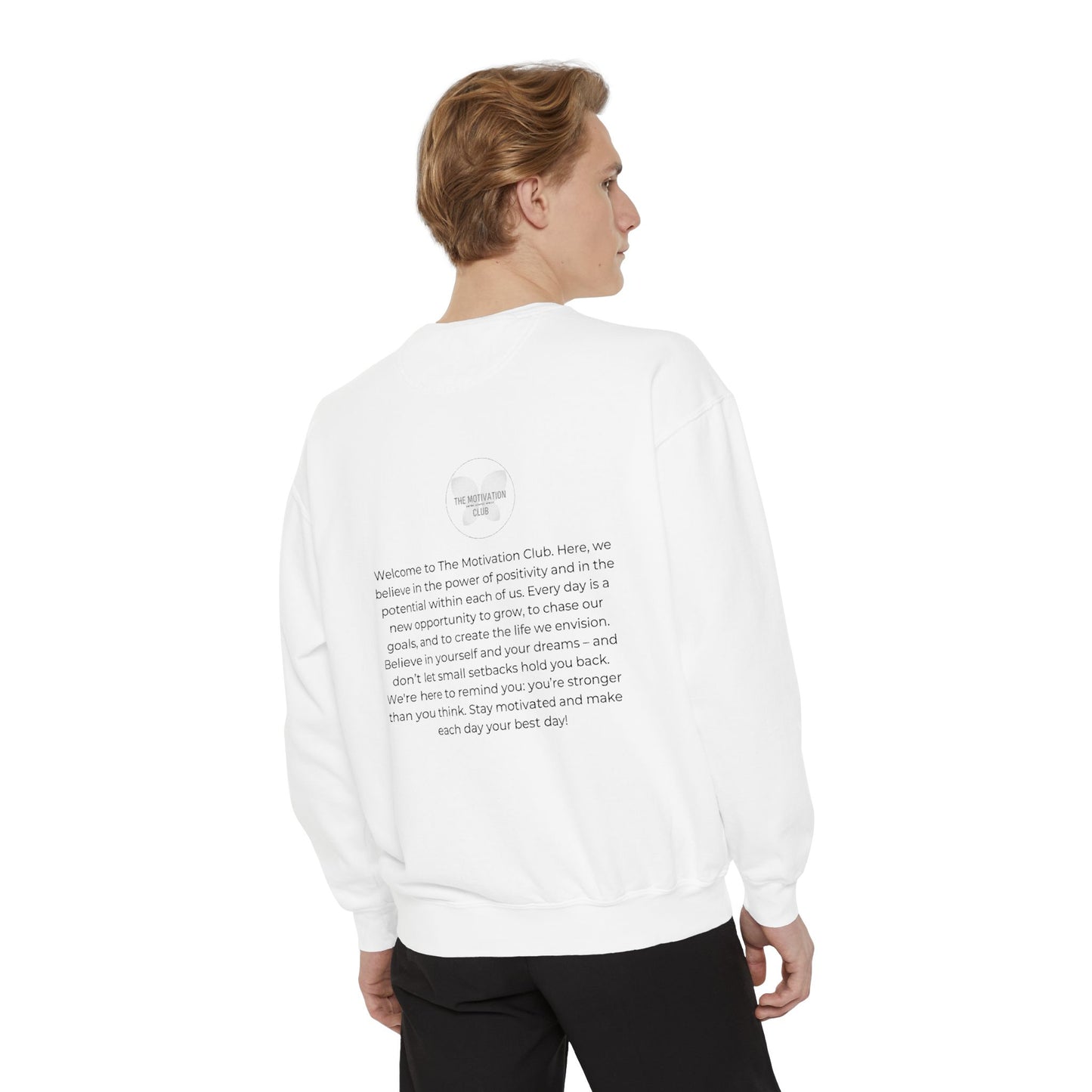 Motivation Club Sweatshirt – Dein täglicher Inspirations-Boost.