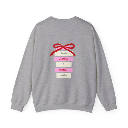 Gemütlich durch den Winter: Crewneck mit Weihnachts-Quotes