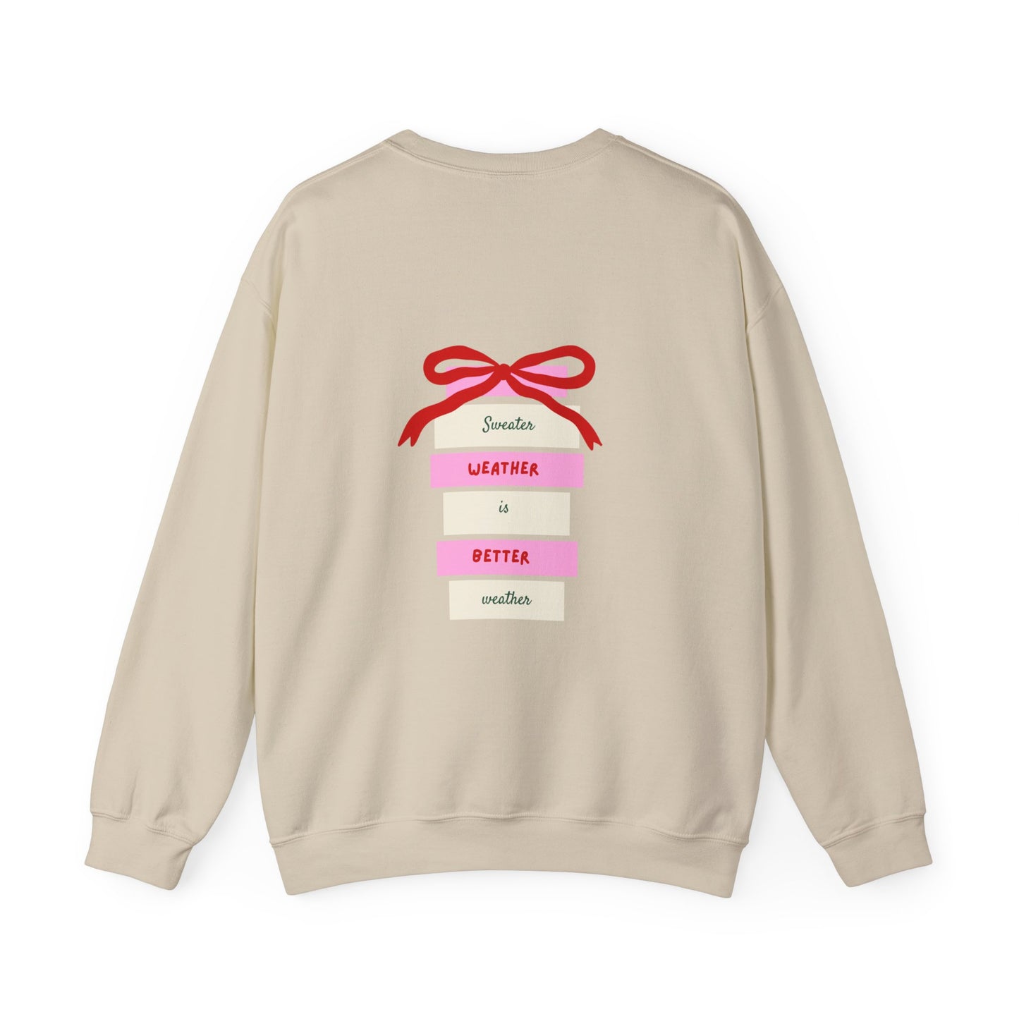 Gemütlich durch den Winter: Crewneck mit Weihnachts-Quotes