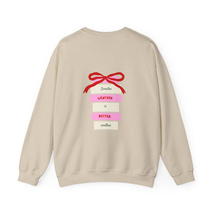 Gemütlich durch den Winter: Crewneck mit Weihnachts-Quotes