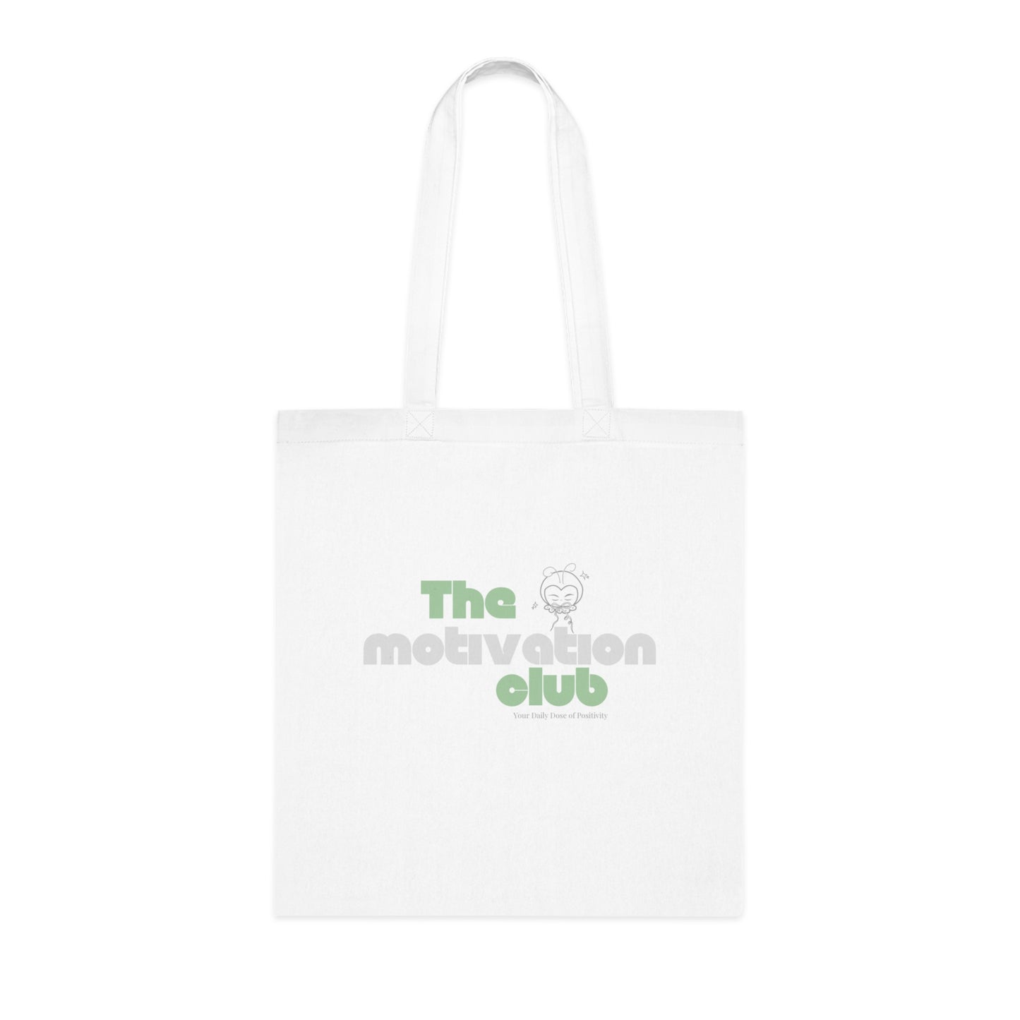 Stylische Cotton Tote mit Quote – Werde Teil von 'The Motivation Club'