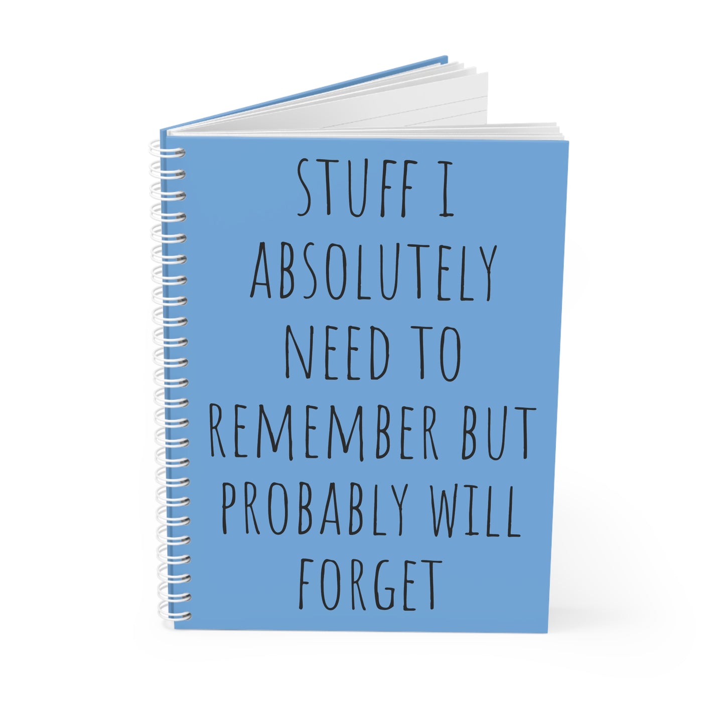 Erinnerungsnotizbuch: "Stuff I Absolutely Need to Remember"